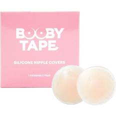Beige - Women Nipple Covers Booby Tape Silicone Nipple Covers - Nude