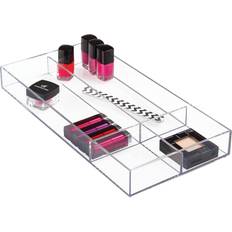 InterDesign 2 H W D Plastic Cosmetic Organizer Storage Box