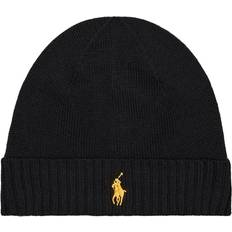 Polo Ralph Lauren Logo Beanie - Black/Gold