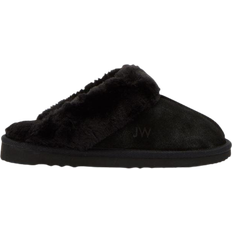 Jack Wills Mule Slippers - Black