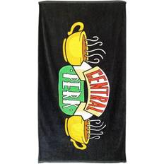 Groovy Friends Perk Show Bath Towel Black