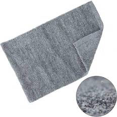 Silver Non-Slip Bath Mats Crossland Grove Emma Supersoft