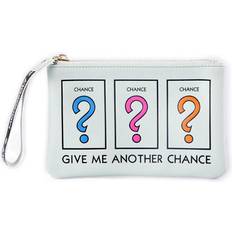 Difuzed Monopoly Chance Zipped Coin Purse with Wrist Strap