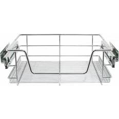 Kukoo 5x Kitchen Pull Out Storage Baskets 600mm Silver