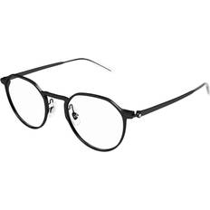 Montblanc MB 0233O 001, including lenses, ROUND Glasses, MALE