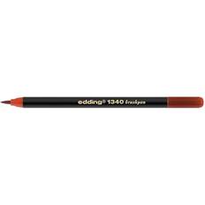 Edding 1340 Artist Brush Felt Fibre Tip Pen Brush Style Tip Red Ink Single