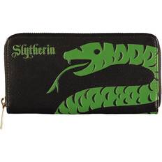 Difuzed Potter Wizards Unite Slytherin Logo & Symbol Zip Around Wallet