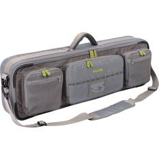 Allen Company Company Cottonwood Fishing Rod and Gear Bag, Fits 4-Piece, 9.5-Foot Fishing Rods, Gray/Lime 6379