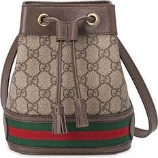 Gucci Bucket Bags Gucci Ophidia GG Mini Bucket Bag - Beige/Ebony