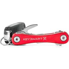 Keysmart Keychains Rugged Compact Holder Red