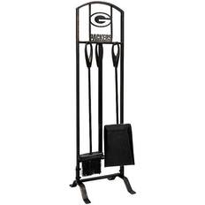 Imperial Green Bay Packers Fireplace Tool Set, Black