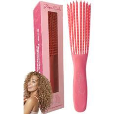 Rizos Curls Pink Detangling Flexi Brush for