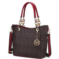 MKF Collection Kissaten Milan M Signature Tote Bag - Red