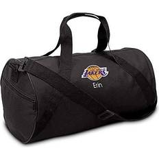 Chad & Jake Youth Black Los Angeles Lakers Personalized Duffle Bag