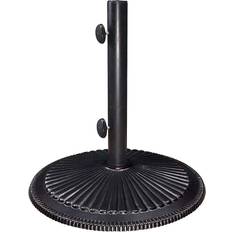 Plow & Hearth Outdoor Umbrellas Black Iron Umbrella Base