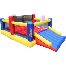 Banzai Sports Zone Bounce Arena: Inflatable Bouncer Basketball and Volleyball, 53195FR