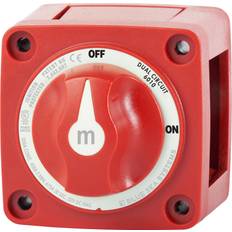 Blue Sea Systems Mini Battery Switch Dual Circuit Red