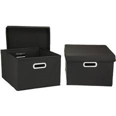 Household Essentials Black Storage Box