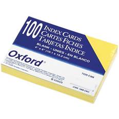 Oxford 7420-CAN Unruled Index Cards, 4