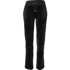 Juicy Couture M Trousers Juicy Couture Del Ray Classic Velour Pant - Black