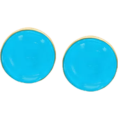 Effy Stud Earrings - Gold/Turquoise