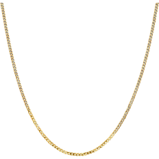 Homebello Beveled Curb Chain Necklace - Gold