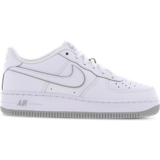 Nike Air Force 1 GS - White/White/Wolf Grey