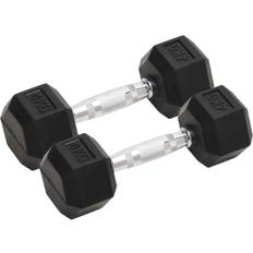 vidaXL Dumbbells 2 pcs 8 kg Cast Iron