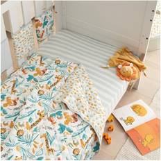 White Duvets Kid's Room Tutti Bambini Cot/Cot Bed Coverlet Run Wild