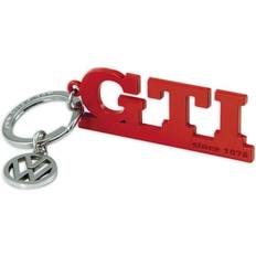 Brisa VW Collection Volkswagen Golf GTI Key Ring Chain with VW Charm, Gift Idea/Fan Souvenir/Retro Vintage Product/Car