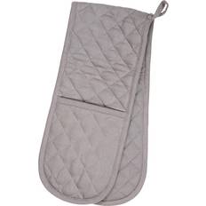 Dexam Love Colour Double Oven Glove, Slate Pot Holders Grey