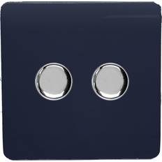 Blue Dimmers Trendi Switch 2G LED Dimmer Navy