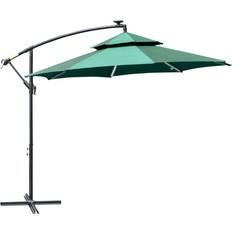 OutSunny 3m Cantilever Parasol Hanging Banana Umbrella