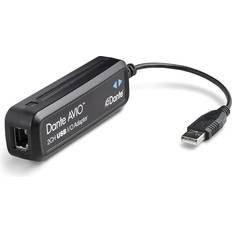 Monacor Dante AVIO USB IO Adapter 2x2