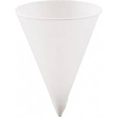 Solo Pack of 5,000 Cone Water Cups, Paper, Rim