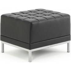 Dynamic Infinity Modular Cube Chair Black Bonded Leather