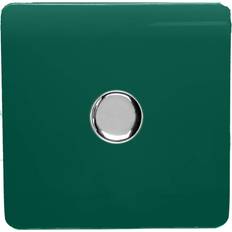 Trendi Switch 1G Led Dimmer Dark Green