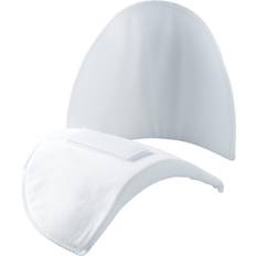 Prym Medium/Large 2-Piece Set-In Shoulder Pads with Hook and Loop Fastening, White