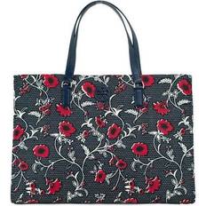 Tory Burch Printed Tote - Retro Batik/Navy/Red