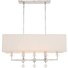 Crystorama Paxton 8-Light Linear Pendant Lamp