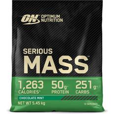 Magnesiums Protein Powders Optimum Nutrition Serious Mass Chocolate Mint 5.45kg