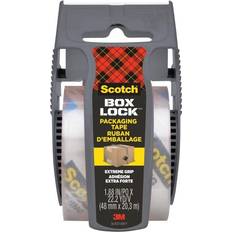 3M Scotch Box Lock Packaging Tape 195-EF 48mmx20.3m 1 Roll with Dispenser