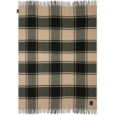 Checkered Blankets Lexington Checked Recycled Blankets Red, Green, Grey, Beige (170x130cm)