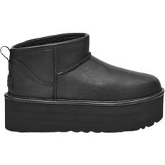 50 ½ Ankle Boots UGG Classic Ultra Mini Platform - Black Leather