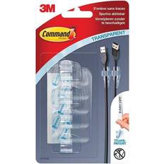 3M 17017CLR Clip Self-adhesive 19-5001-5869-6 Bundle Ø range 5 mm (max) Transparent 4 pc(s)