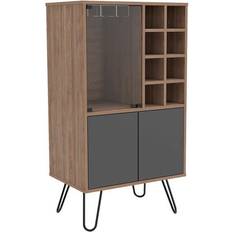 Wine rack cabinet Core Products Vegas Cabinet Bleached Wine Rack