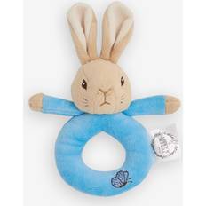 Rainbow Beatrix Potter Peter Rabbit/Flopsy Bunny Ring Rattle Kid Plush Soft Toy Blue