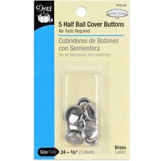 Dritz 5 Half Ball Cover Buttons -Size 24