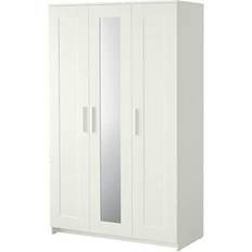Shelves Clothing Storage Ikea Brimnes White Wardrobe 117x190cm