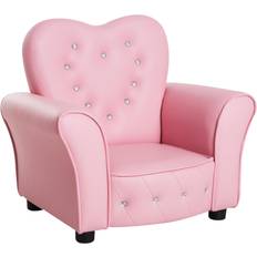 Kids Sofa Toddler Tufted Upholstered Sofa Chair Princess Diamond